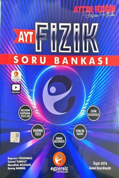  Egzersiz Ayt Soru Bankası Fizik 2023 | Egzersiz Ayt Soru Bankası Fizik 2023 | Kolektif | Egzersiz Yayınları (Hazırlık) | 9786057422132 