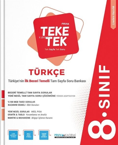 Pruva 8. Sınıf Teke Tek Türkçe