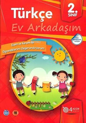  2 Sınıf Türkçe Ev Arkadaşım/4 Adım | 2 Sınıf Türkçe Ev Arkadaşım/4 Adım | Özge Akbal Üstün | 4 Adım Yayınları | 9786058140660 