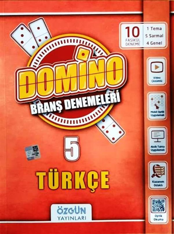 5 Sınıf Türkçe Domino Branş Denemeleri | 5 Sınıf Türkçe Domino Branş Denemeleri | Kolektif | Özgün Yayıncılık | 9786057678324 