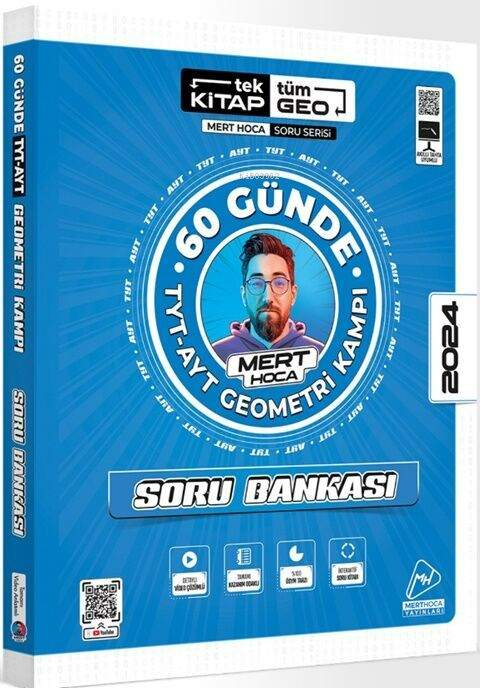  Mert Hoca Yayınları 2024 60 Günde Geometri TYT AYT Geometri Kampı Soru Bankası | Mert Hoca Yayınları 2024 60 Günde Geometri TYT AYT Geometri Kampı Soru Bankası | Mert Güven | Mert Hoca Yayınları | 9786259953113 