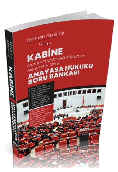 Kabine Anayasa Hukuku Soru Bankası | Kabine Anayasa Hukuku Soru Bankası | Törehan Özdemir | Savaş Yayınevi | 9786258136005 