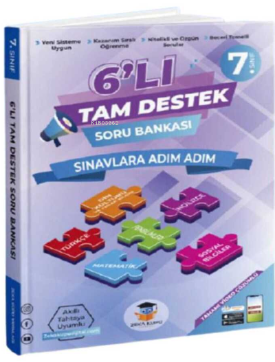7. Sınıf 6`lı Tam Destek Soru Bankası