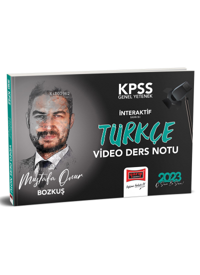  2023 KPSS Genel Yetenek İnteraktif Serisi Türkçe Video Ders Notları | 2023 KPSS Genel Yetenek İnteraktif Serisi Türkçe Video Ders Notları | Mustafa Onur Bozkuş | Yargı Yayınevi | 9786254213809 