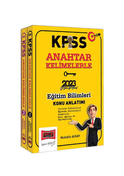  2023 KPSS Eğitim Bilimleri Anahtar Kelimelerle Konu Anlatımı (2 Cilt) | 2023 KPSS Eğitim Bilimleri Anahtar Kelimelerle Konu Anlatımı (2 Cilt) | Mustafa Alkan | Yargı Yayınevi | 9786254213199 