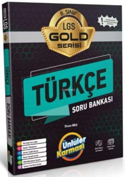 Ünlüler Karması 8. Sınıf Gold Türkçe Soru Bankası Efsane Hoca  (Yeni)