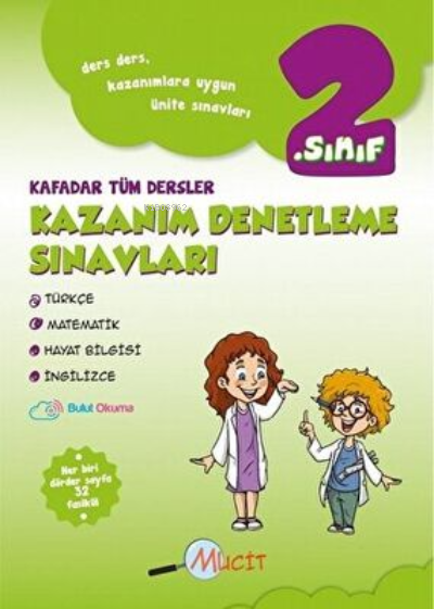 Mucit Yayınları 2. Sınıf Kazanım Denetleme Sınavları Tüm Dersler