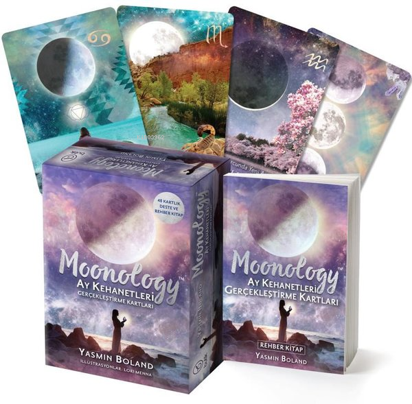 Monology Ay Kehanetleri Gerçekleştirme Kartları - 48 Kartlık Deste ve Rehber Kitap
