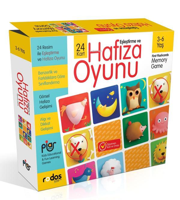  Eşleştirme Ve Hafıza Oyunu (36 Yaş) | Eşleştirme Ve Hafıza Oyunu (36 Yaş) | Kolektif | Piar Yayınevi | 8682974923558 