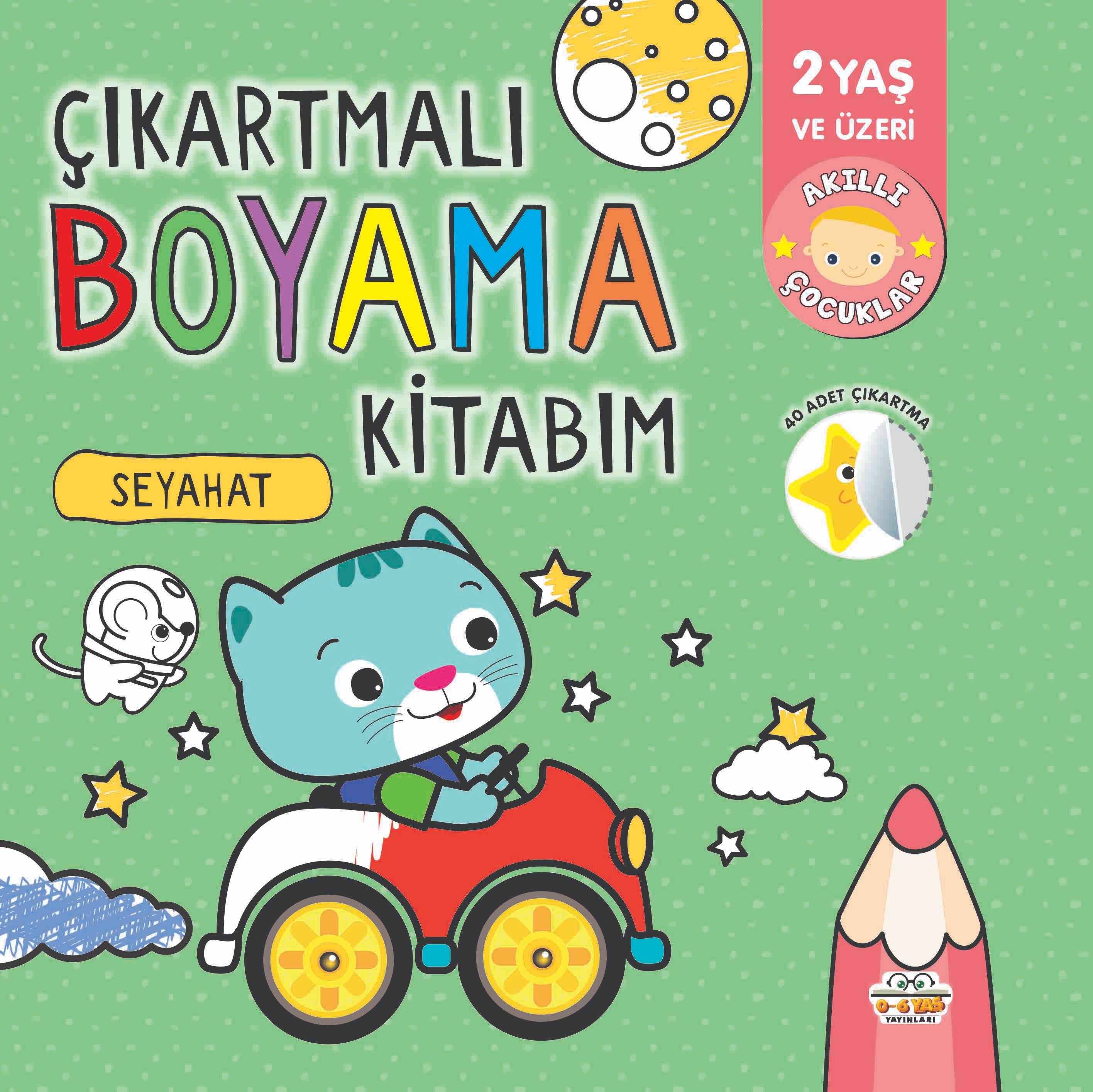 Çıkartmalı Boyama Kitabım- Seyahat