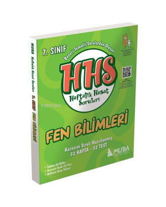 Muba Yayınları 7.Sınıf Fen Bilimleri Haftalık Hasat Soruları HHS