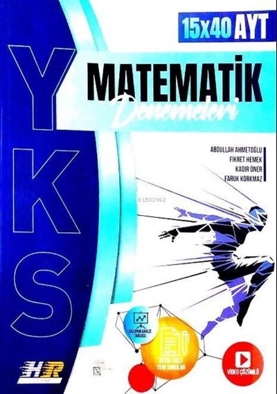  Yks Ayt Hız Ve Renk Deneme Matematik (12*40) 2022 Yeni | Kolektif | Hız ve Renk Yayınları (Hazırlık) | 9786257532181 | 