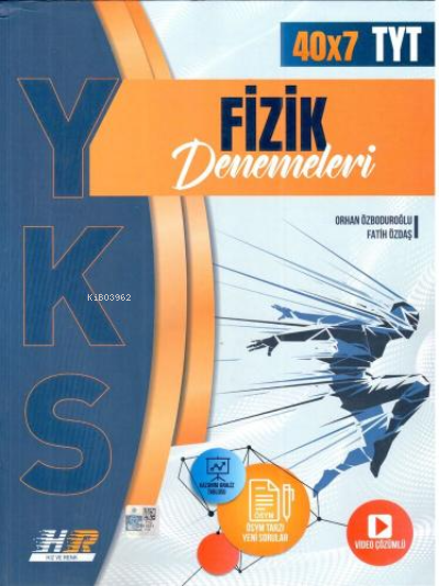 TYT HIZ ve RENK DENEME FİZİK (40*7) - 2022