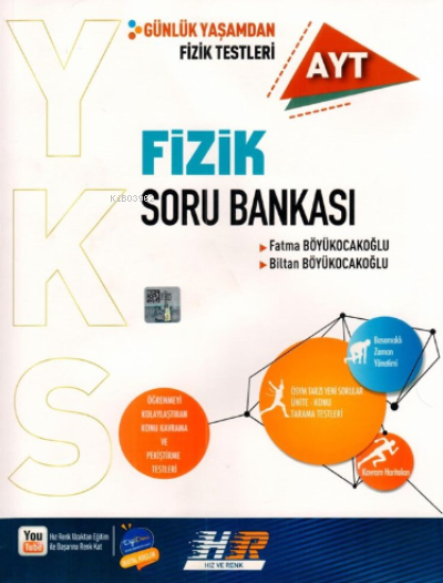  Yks Ayt Hız Ve Renk SB Fizik 2022 | Kolektif | Hız ve Renk Yayınları (Hazırlık) | 9786257532068 