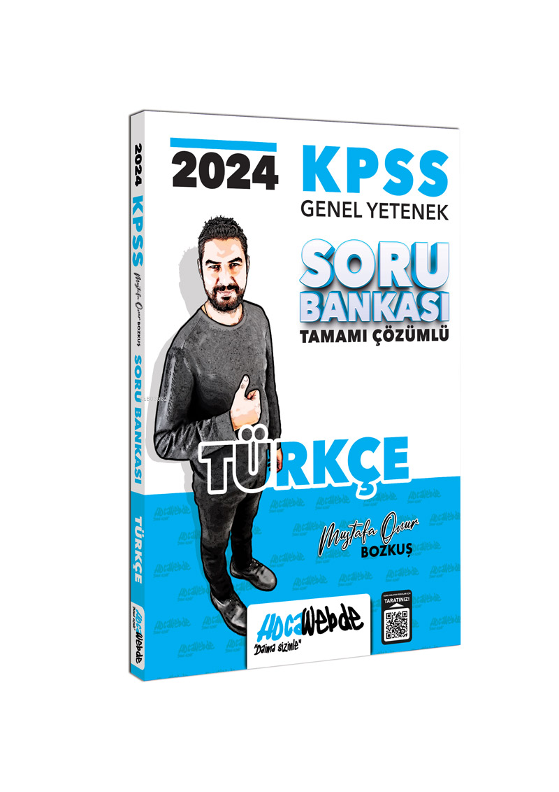 HocaWebde 2024 KPSS Genel Yetenek  Türkçe Tamamı Çözümlü Soru Bankası
