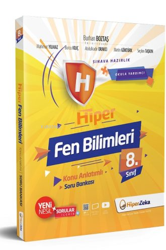 Hiper Zeka 8.Sınıf Fen Bilgisi Konu Anlatımlı Soru Bankası