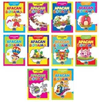 Afacan Boyama 10 Kitap Takım