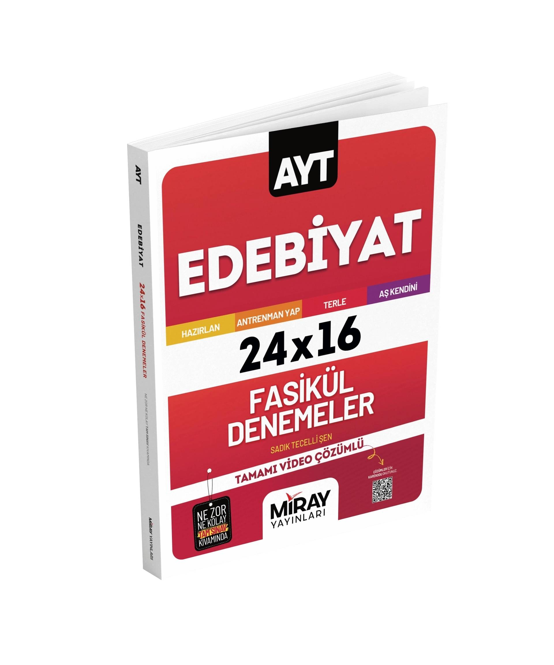 Miray Yayınları AYT Edebiyat 16 Fasikül Deneme