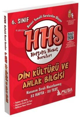 Muba Yayınları 6.Sınıf Din Kültürü Haftalık Hasat Soruları (HHS)