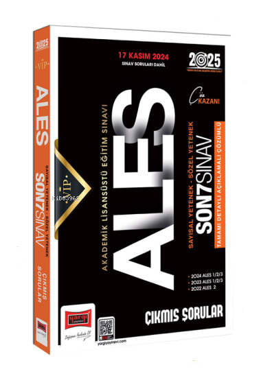 Yargı 2025 ALES VİP Son 7 Sınav Çıkmış Sorular