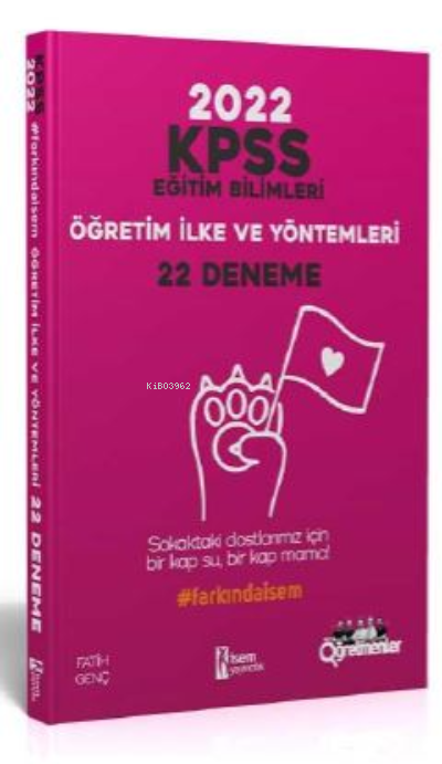 2022 KPSS Eğitim Bilimleri Öğretim İlke ve Yöntemleri 22 Deneme