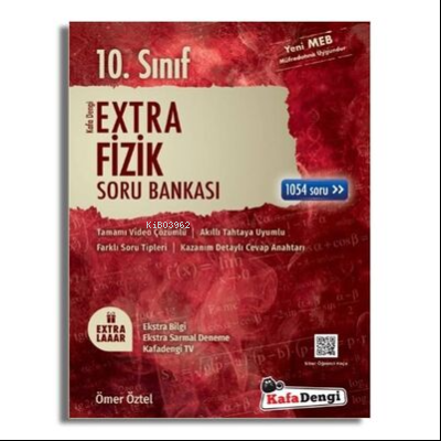 KafaDengi 10.Sınıf Extra Fizik Soru Bankası (Tümü Video Çözümlü)