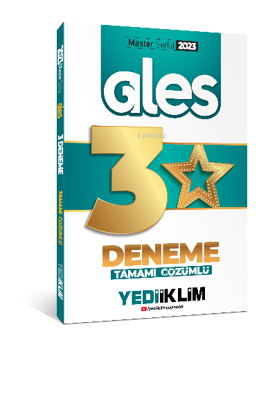 Yediiklim 2023 Ales Master Serisi Ales Tamamı Çözümlü 3 Yıldız Deneme