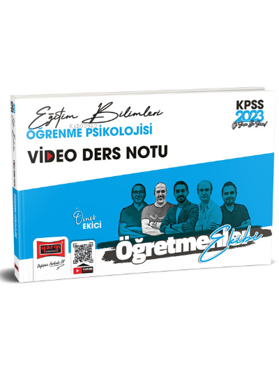  2023 KPSS Eğitim Bilimleri Öğretmenler Ekibi Öğrenme Psikolojisi Video Ders Notları | 2023 KPSS Eğitim Bilimleri Öğretmenler Ekibi Öğrenme Psikolojisi Video Ders Notları | Tufan Genç | Yargı Yayınevi | 9786254213380 