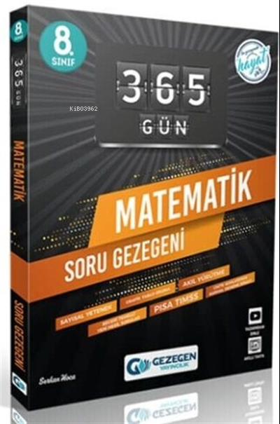  8Sınıf Matematik 365 Gün Soru Gezegeni | Kolektif | Gezegen Yayıncılık | 9786257968706 | 