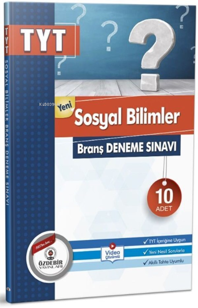 TYT Sosyal Bilimler 10 lu Branş Deneme Sınavı