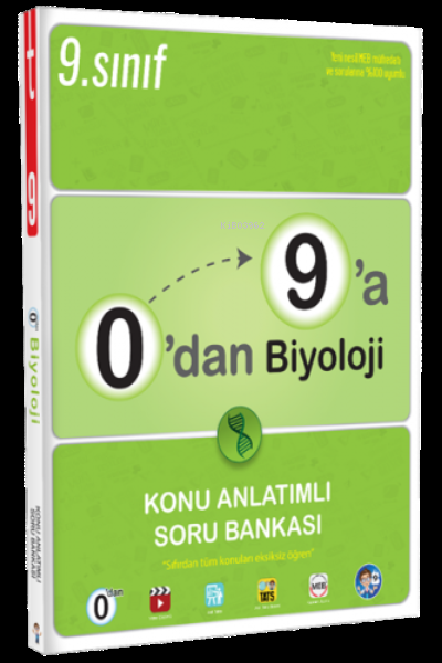 0'dan 9'a Biyoloji Konu Anlatımlı Soru Bankası