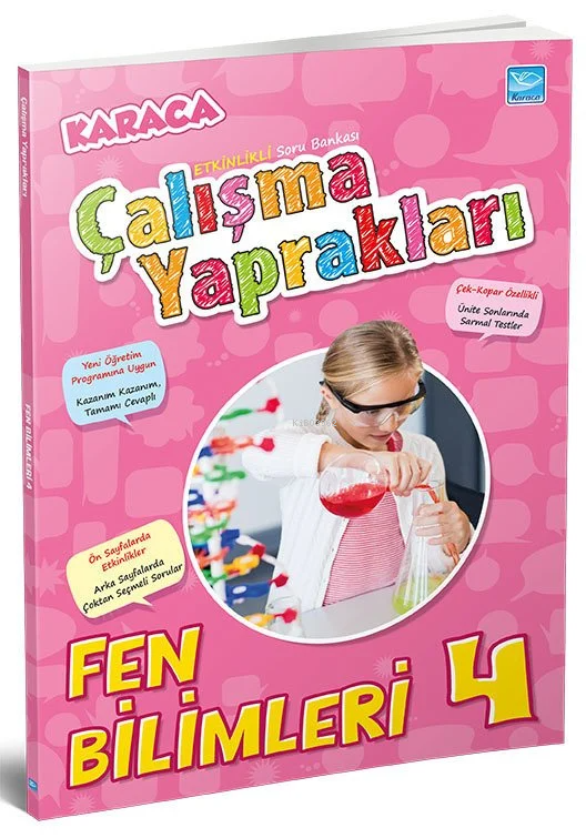  4 Sınıf Fen Bilimleri Etkinlikli Soru Bankası Çalışma Yaprakları | 4 Sınıf Fen Bilimleri Etkinlikli Soru Bankası Çalışma Yaprakları | Kolektif | Karaca Eğitim Yayınları | 9786051901251 