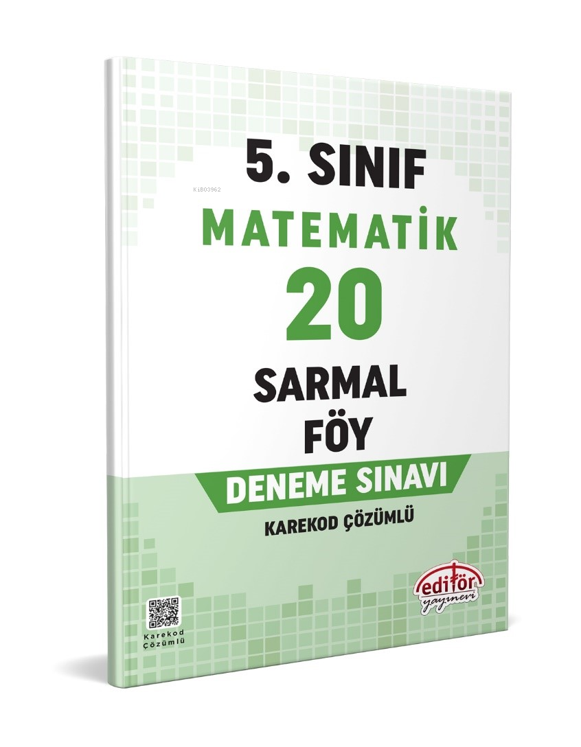  5 Sınıf Matematik 20 Sarmal Föy Deneme Sınavı | 5 Sınıf Matematik 20 Sarmal Föy Deneme Sınavı | Kolektif | Turgut Meşe | Editör Yayınevi | 9786052805817 