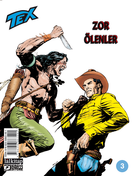 Tex sayı 3;Zor Ölenler - Jacopo Rauch - 9786256863491 - Türkçe