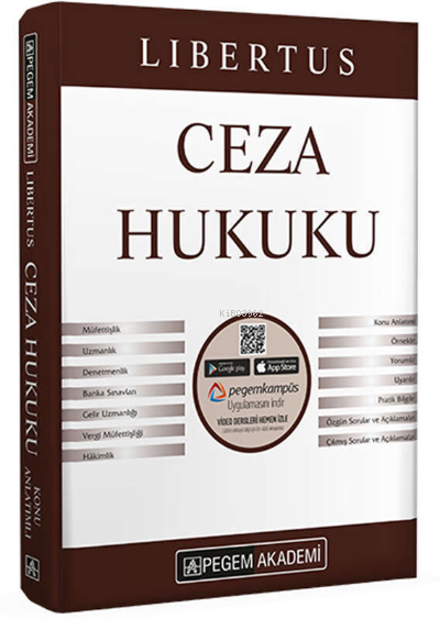  2022 KPSS A Grubu Libertus Ceza Hukuku Konu Anlatımı | 2022 KPSS A Grubu Libertus Ceza Hukuku Konu Anlatımı | Kolektif | Pegem Akademi Yayıncılık (Sınavlara Hazırlık) | 9780202100203 