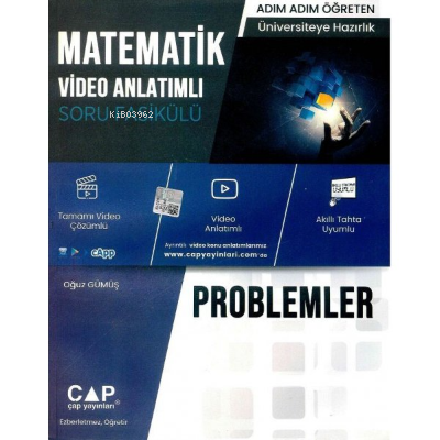  Üniv Haz Matematik Ka Sb Problemler 2022 | Kolektif | Çap Yayınları (Bayilik) | 9786257732918 | 