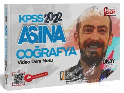 İsem 2022 KPSS AŞİNA COĞRAFYA VİDEO DERS NOTU