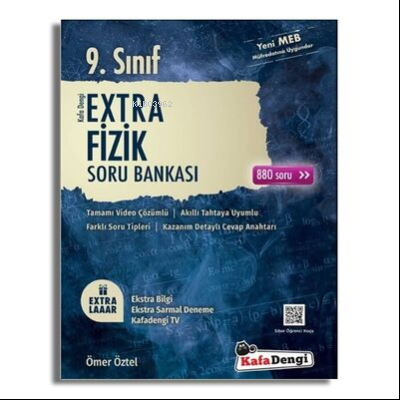 KafaDengi 9.Sınıf Extra Fizik Soru Bankası (Tümü Video Çözümlü)