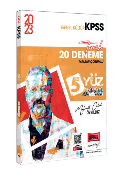  2023 KPSS 5Yüz Tarih Tamamı Çözümlü 20 Deneme | 2023 KPSS 5Yüz Tarih Tamamı Çözümlü 20 Deneme | Mehmet Celal Özyıldız | Yargı Yayınevi | 9786254216381 