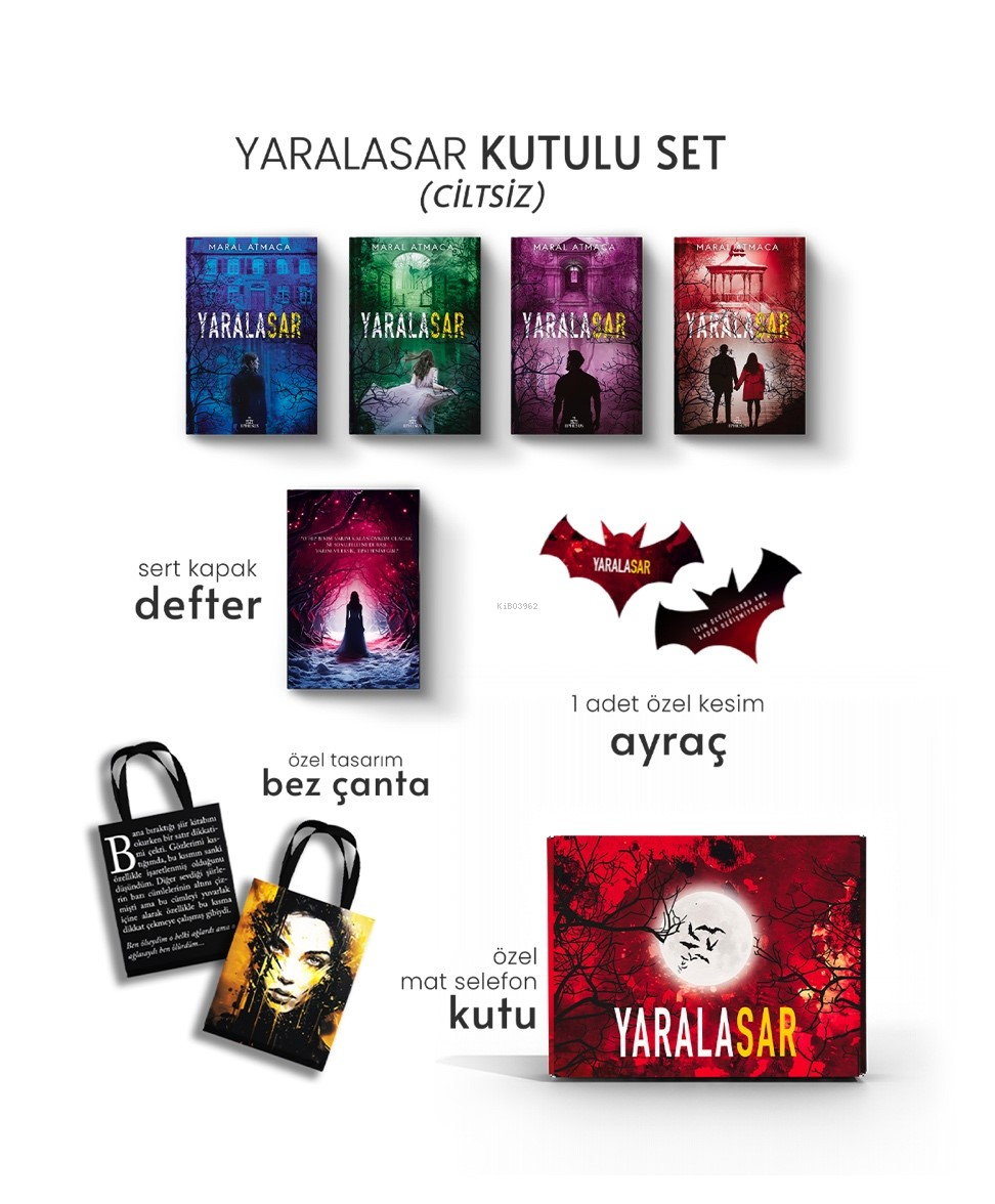 Yaralasar 4 Kitaplık Hediyeli Set (Ciltsiz)