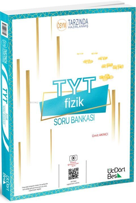 Üç Dört Beş Yayınları TYT Fizik Soru Bankası