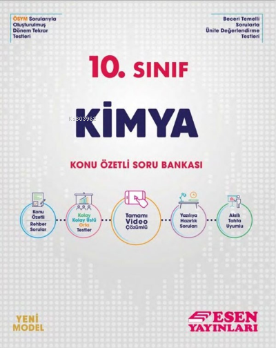 Esen 10.Sınıf Kimya Konu Özetli Soru Bankası