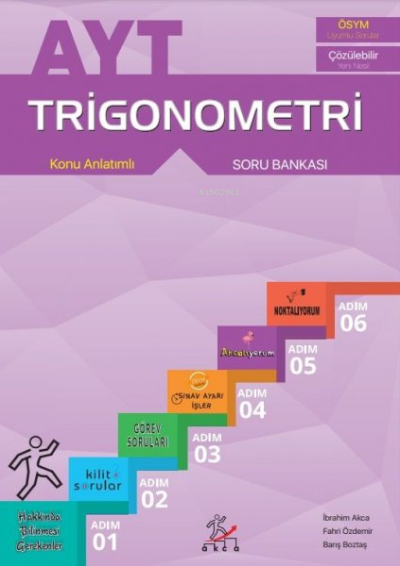 Ünlüler Karması Akça Serisi Ayt Trigonometri Konu Anlatımlı Soru Bankası