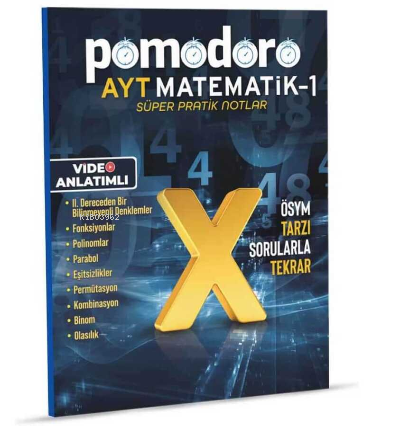 Pomodoro AYT Matematik-1 Konu Soru Süper Pratik Notlar