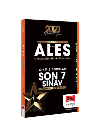  2023 ALES Tamamı Çözümlü Son 7 Sınav Çıkmış Sorular | 2023 ALES Tamamı Çözümlü Son 7 Sınav Çıkmış Sorular | Kolektif | Yargı Yayınevi | 9786254215810 