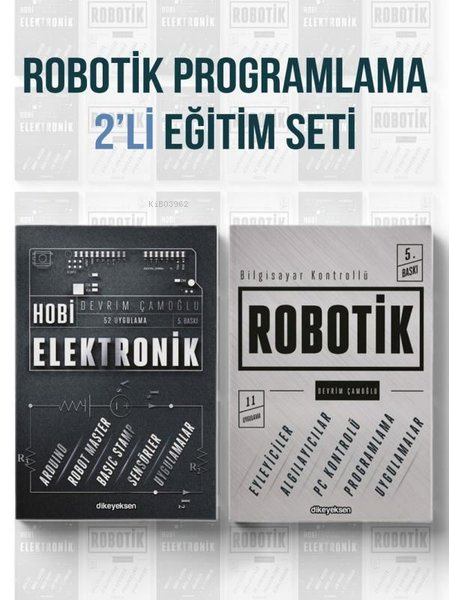  Robotik Programlama Eğitim Seti 2 Kitap Takım | Robotik Programlama Eğitim Seti 2 Kitap Takım | Devrim Çamoğlu | Dikeyeksen Yayınevi | 9786256904132 