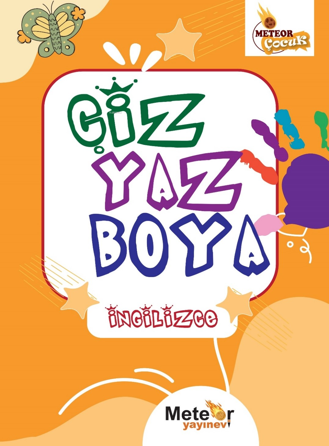  Çiz Yaz Boya İngilizce Boyama Kitabı | Çiz Yaz Boya İngilizce Boyama Kitabı | Kolektif | Meteor Yayınevi | 9786259883755 