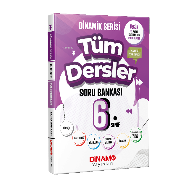  Dinamo 6 Sınıf Tüm Dersler Soru Bankası | Dinamo 6 Sınıf Tüm Dersler Soru Bankası | Kolektif | Ethem Bilici | Dinamo Yayınları (Hazırlık) | 9786259802503 