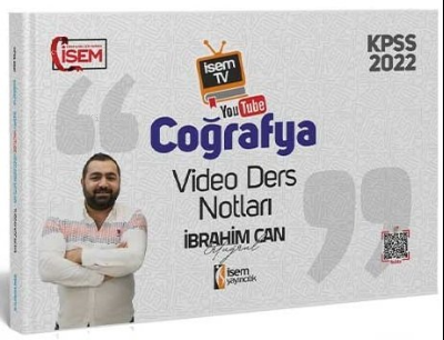 2022 İSEM TV COĞRAFYA VİDEO DERS NOTU