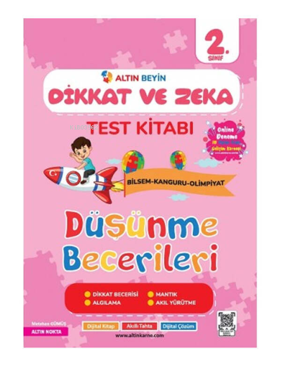 2. Sınıf Altın Beyin Dikkat Ve Zeka Kitabı